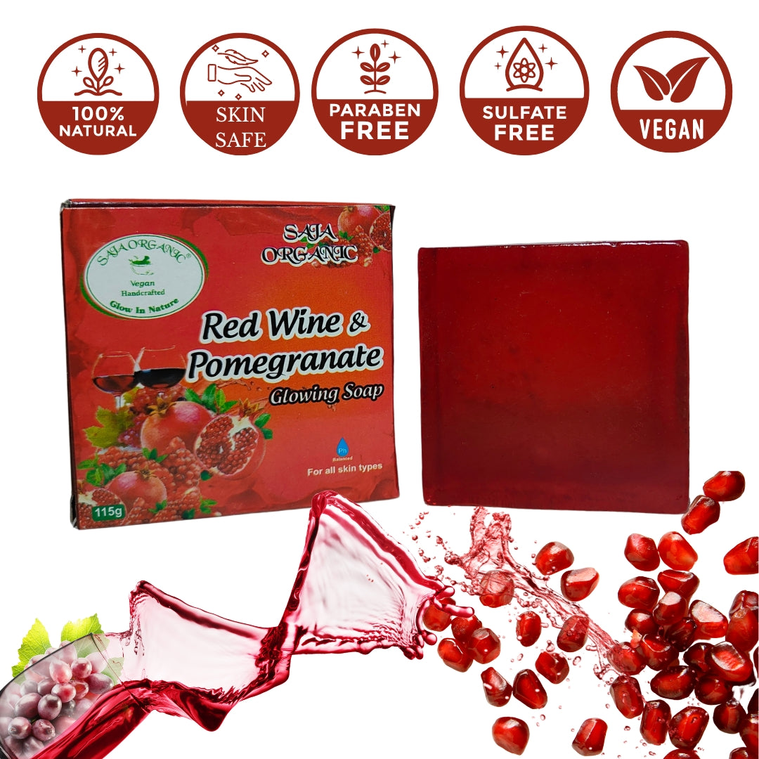 Redwine With Pomegranate Glowing Soap