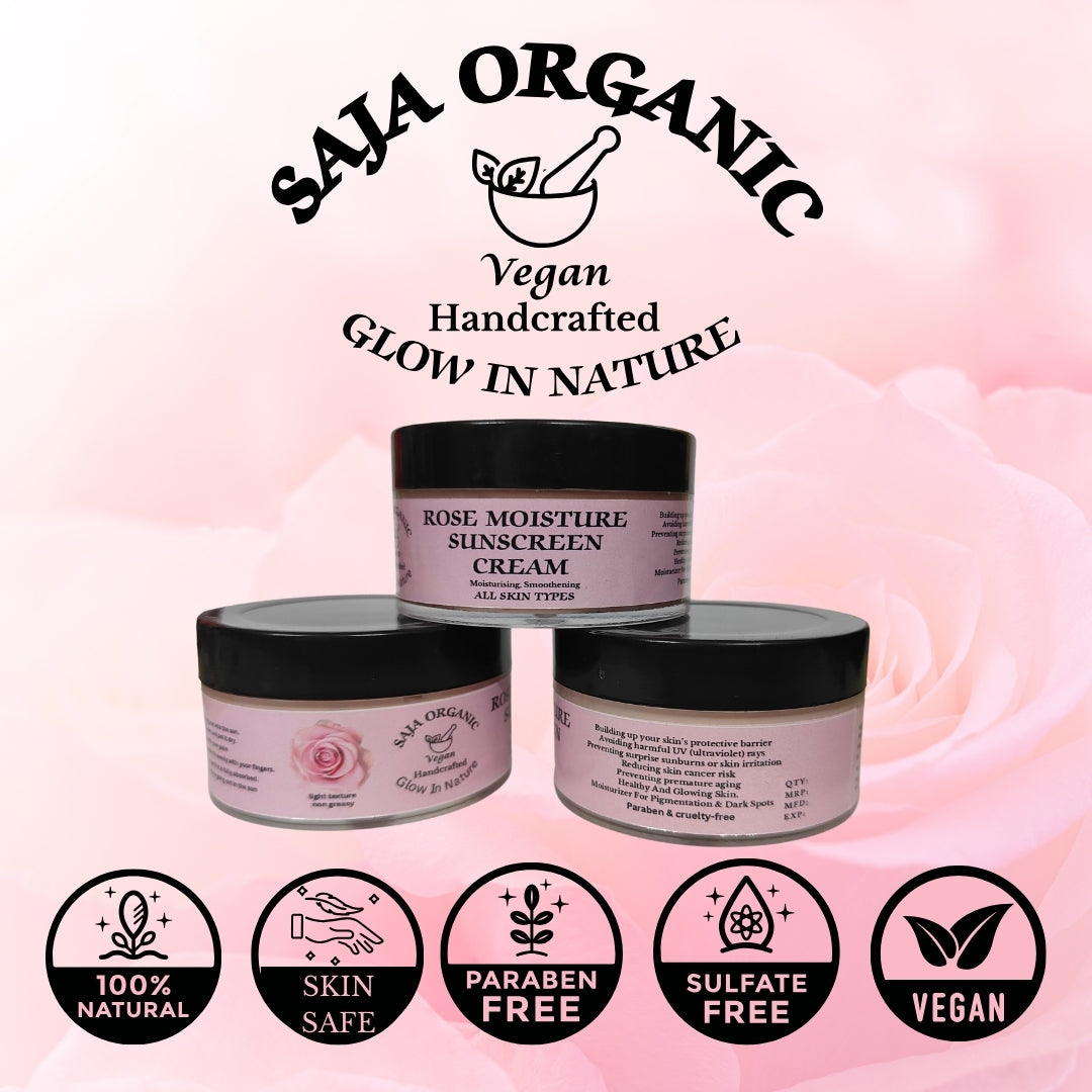 ROSE MOISTURE SUNSCREEN CREAM 50 gm