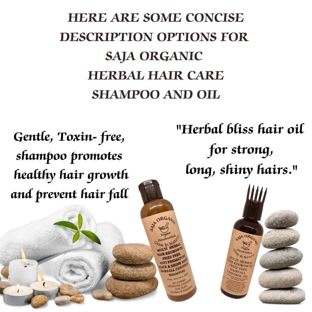 SAJA ORGANIC HERBAL HAIR CARE SHAMPOO FOR ALL HAIR TYPES