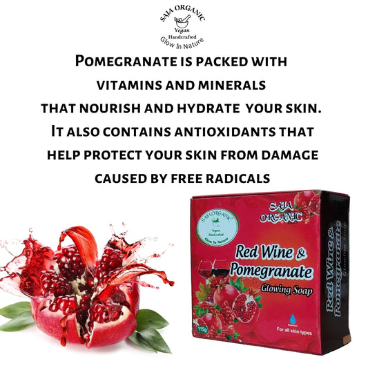 Redwine With Pomegranate Glowing Soap