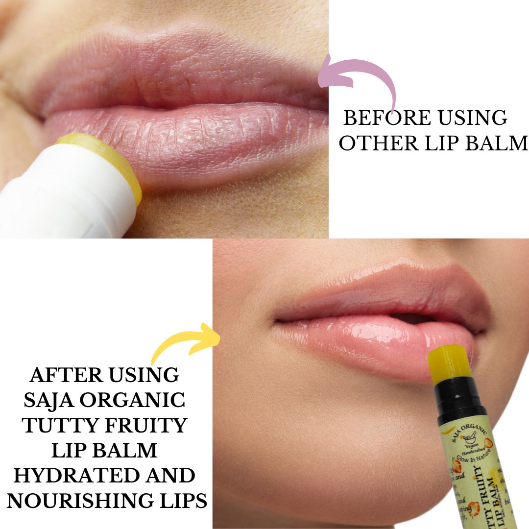 SAJA ORGANIC TUTTY FRUITY LIP BALM