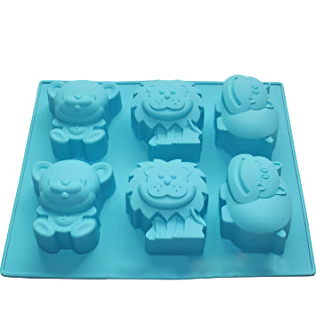 KIDS SPECIAL ANIMAL  DESIGN SILICONE SOAP MOULD