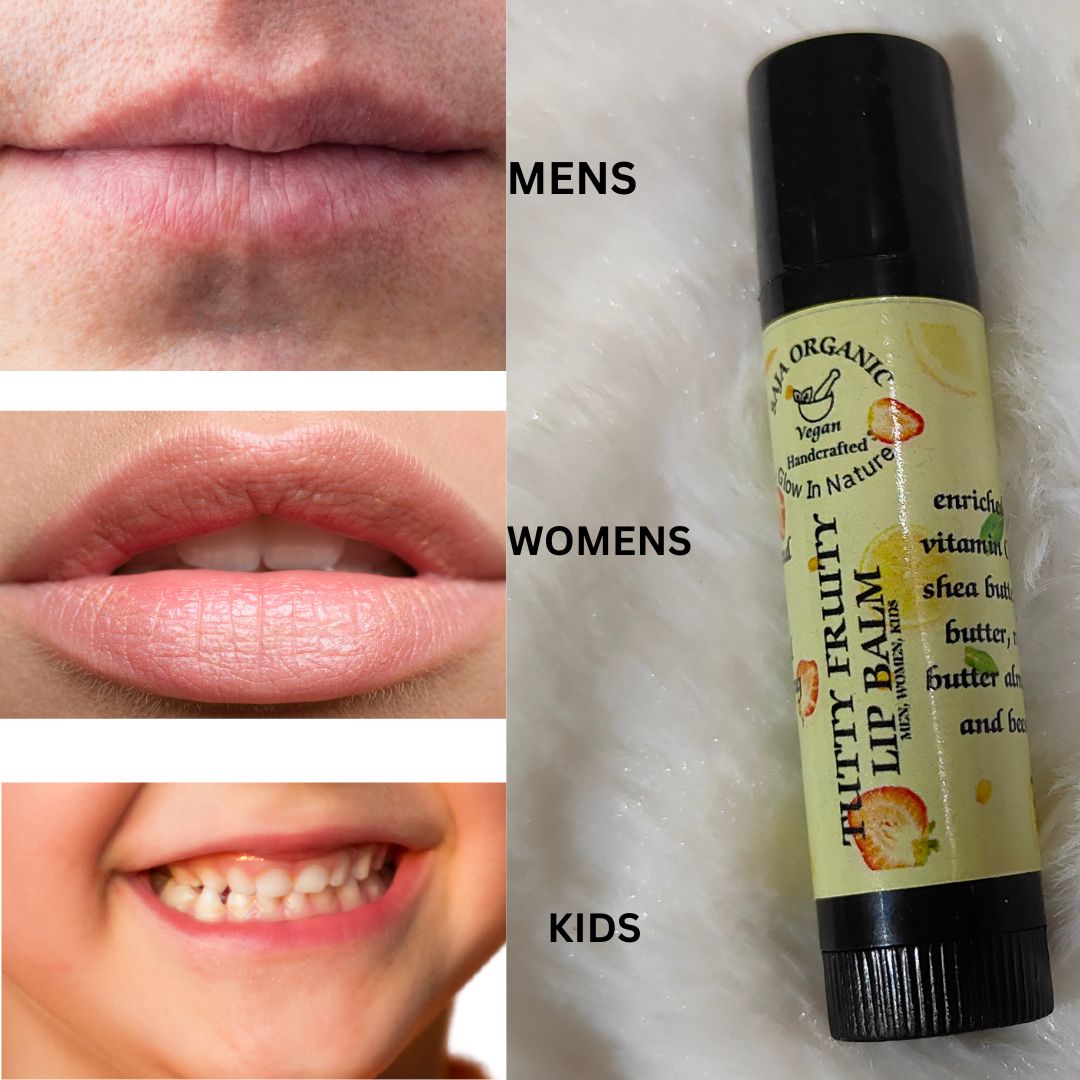 SAJA ORGANIC TUTTY FRUITY LIP BALM