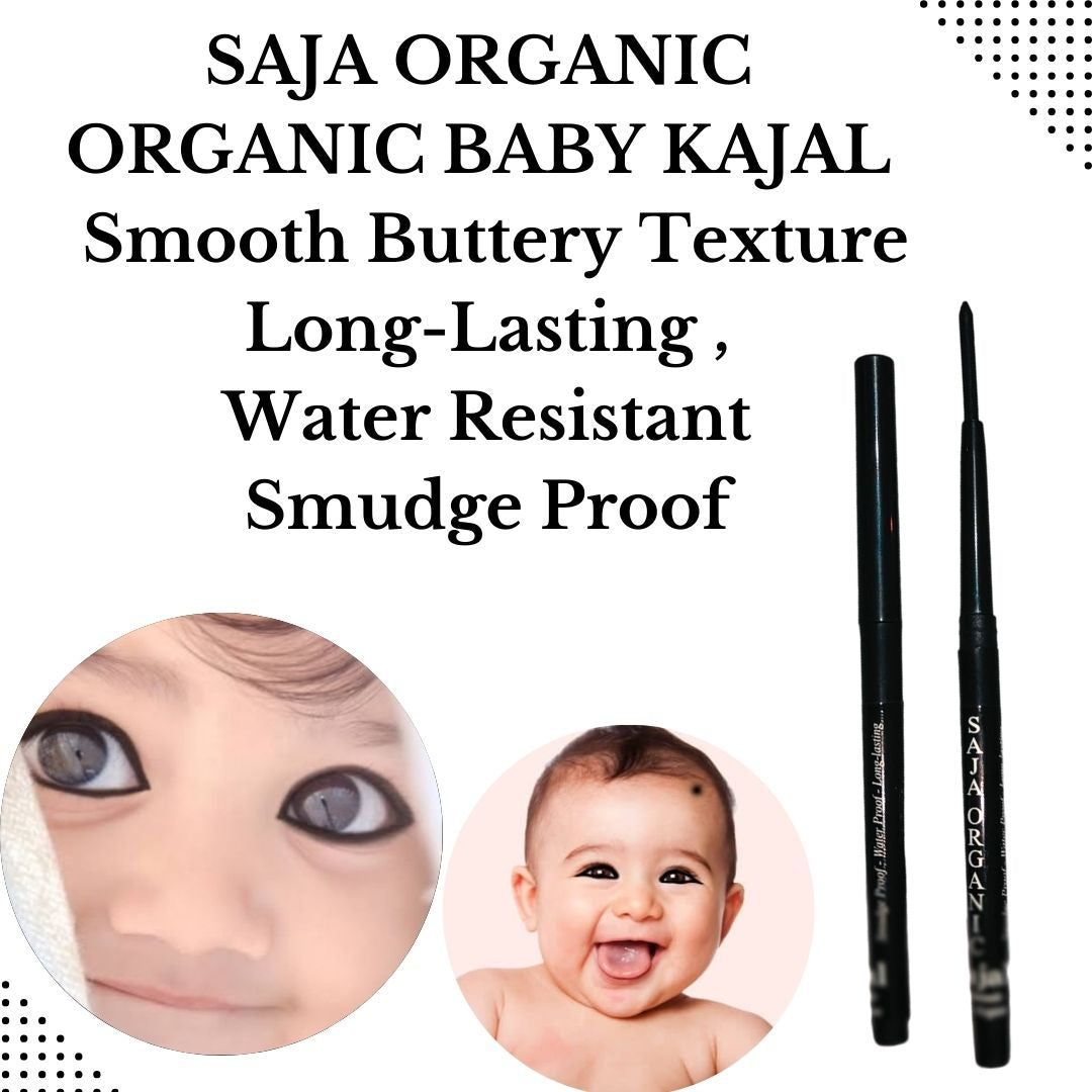 Saja Organic Kajal 
"Define Your Eyes with Our All-Natural Organic Kajal"