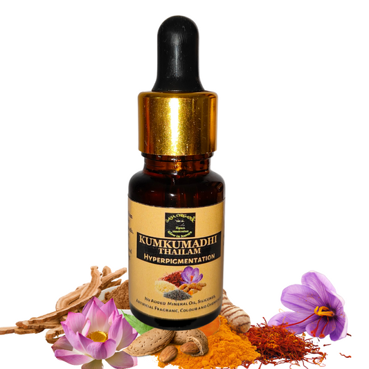 KUMKUMADI HYPERPIGMENTATION SERUM/ THAILAM 10 ml for DRY SKIN TYPES