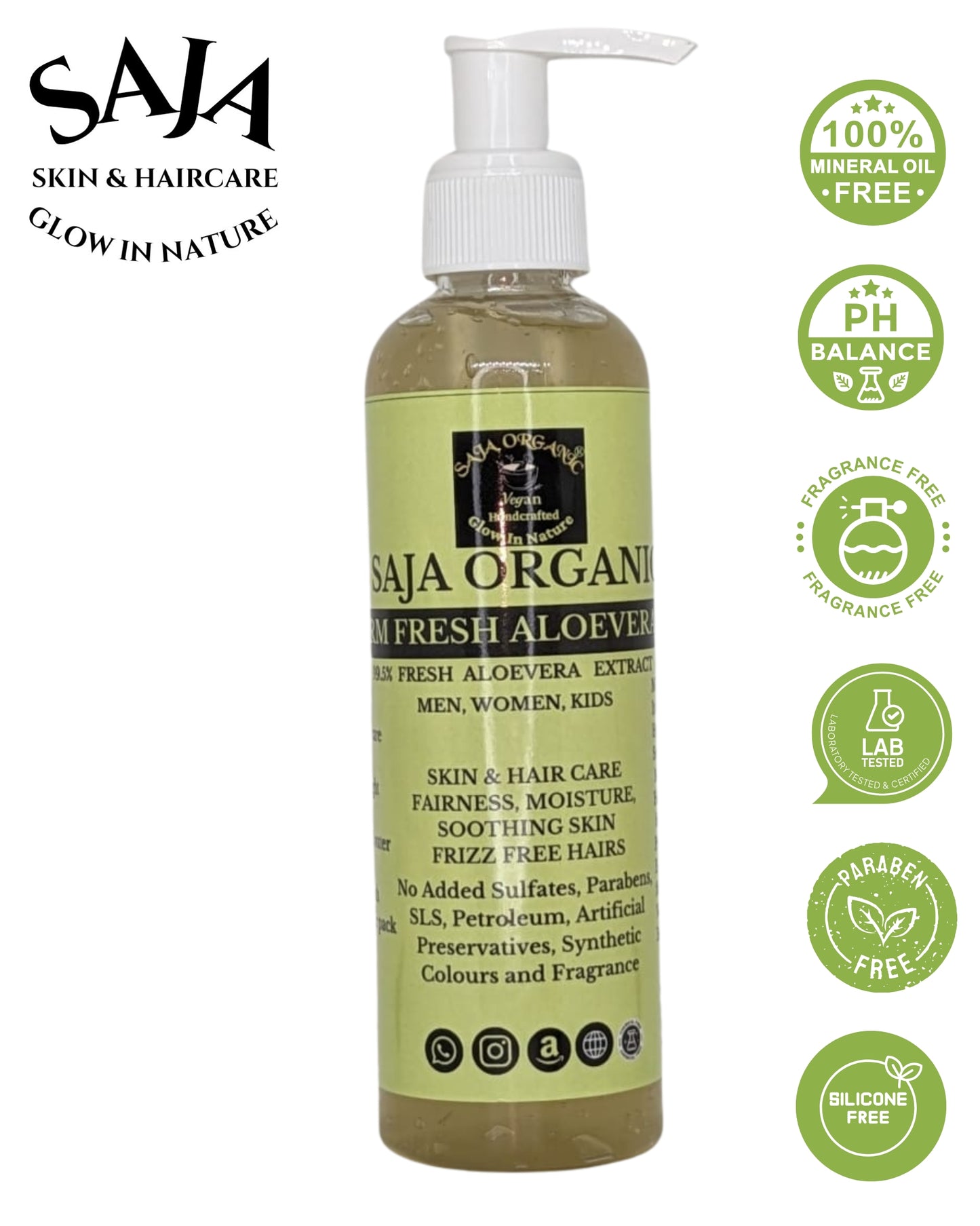 SAJA ORGANIC FARM FRESH ALOEVERA GEL