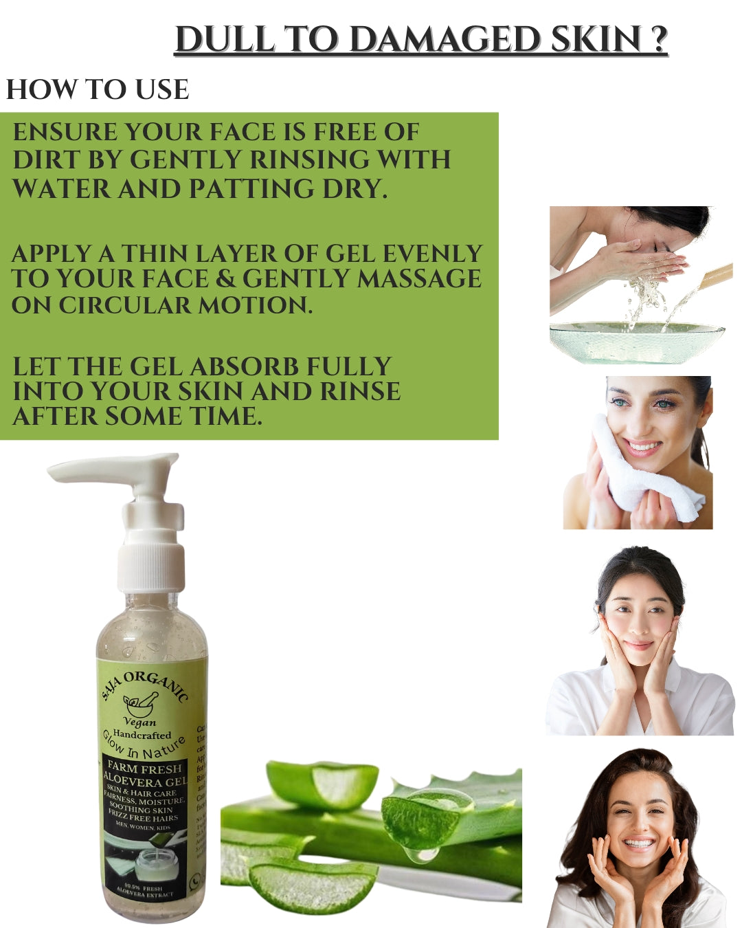 SAJA ORGANIC FARM FRESH ALOEVERA GEL