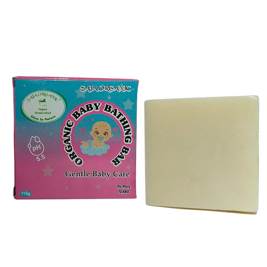 SAJA ORGANIC BABY BATHING BAR GENTLE CARE
