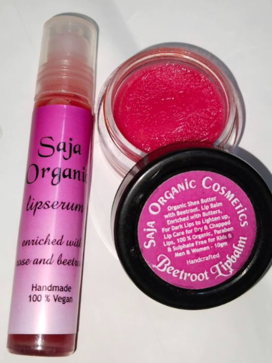 Saja organic Beetroot Bliss: Nourish and Moisturize Your Lips"